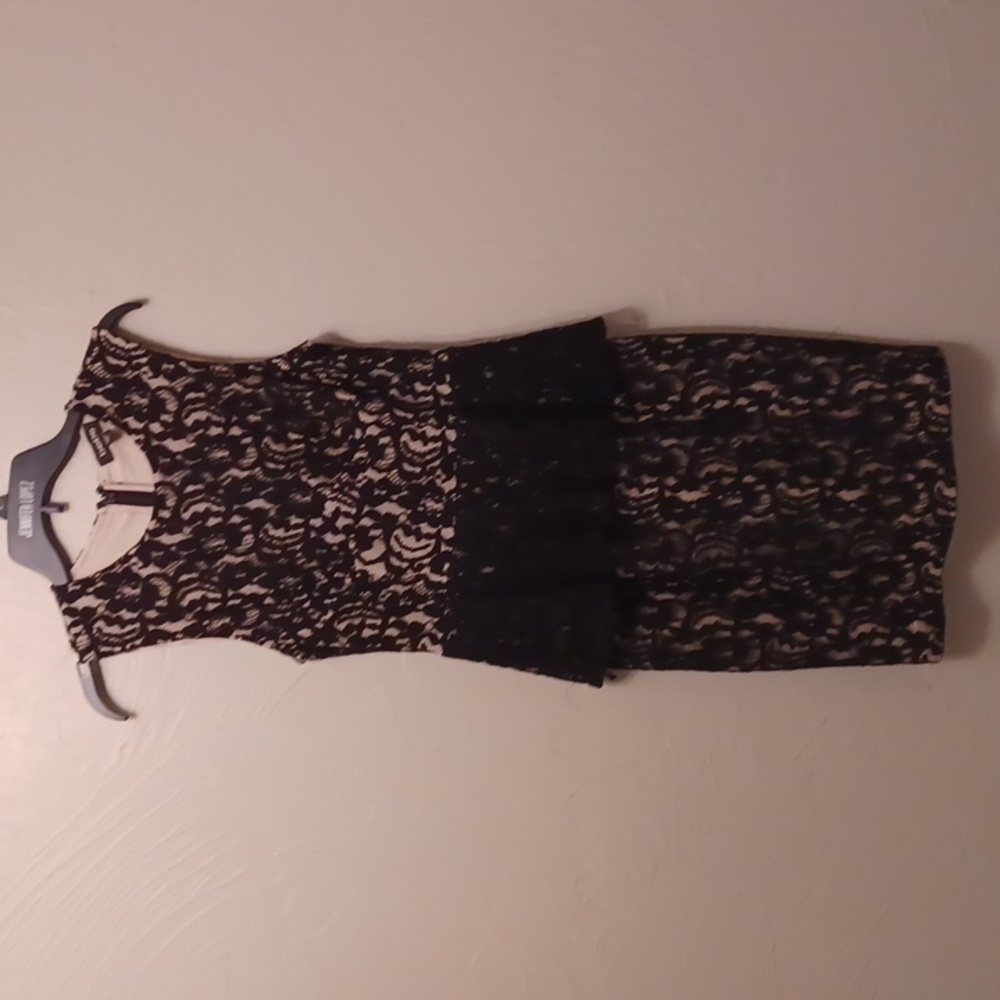 Black lace dress